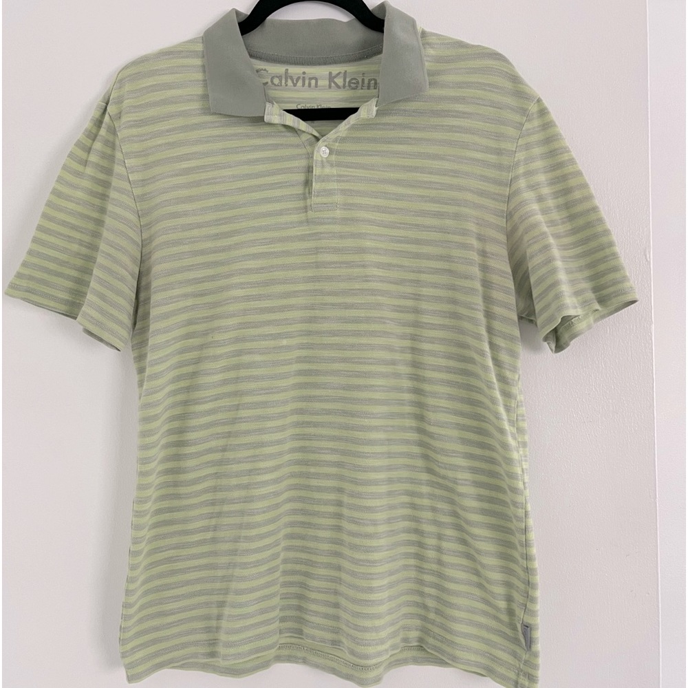 Calvin Klein Striped Polo